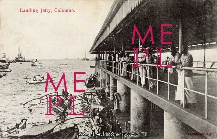 : Landing Jetty, Colombo, Ceylon (Sri Lanka) : Landing Jetty, Colombo, Ceylon (Sri Lanka)
