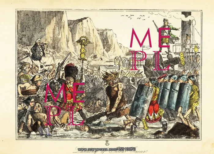 : Landing of Julius Caesar in Britain, 54BC : Landing of Julius Caesar in Britain, 54BC