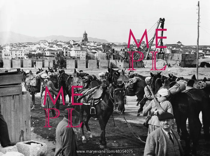 : Landing of Moroccan troops in Algeciras, 1937 : Landing of Moroccan troops in Algeciras, 1937