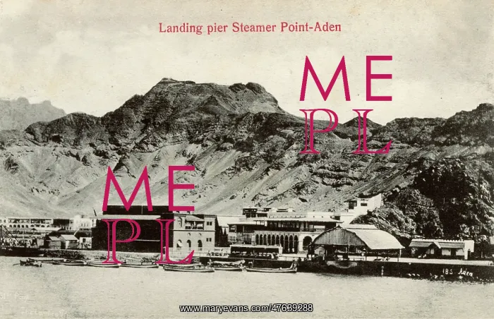 : Landing Pier, Steamer Point, Aden : Landing Pier, Steamer Point, Aden