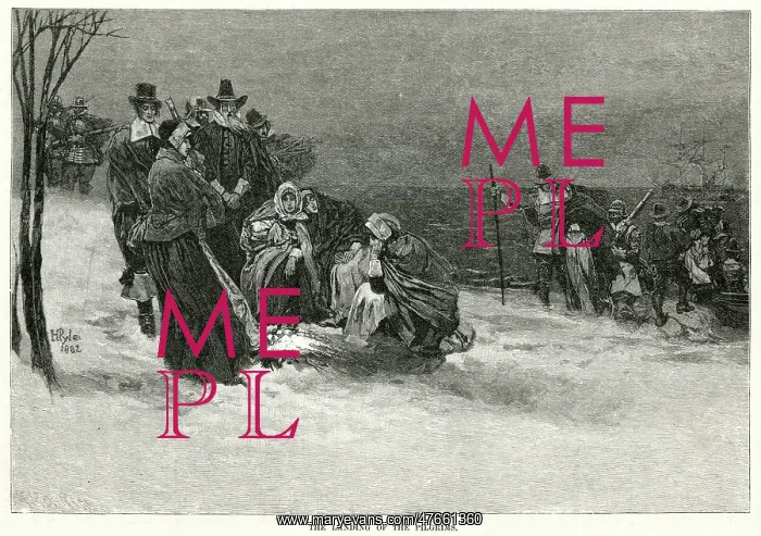 : Landing of the Pilgrim Fathers : Landing of the Pilgrim Fathers