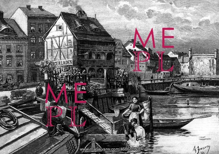 : A Landing Stage in Berlin, Germany : A Landing Stage in Berlin, Germany
