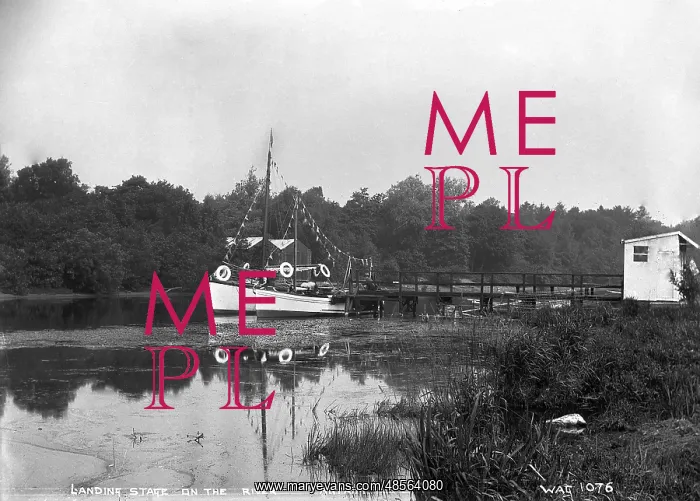 : Landing Stage on the River, Antrim : Landing Stage on the River, Antrim