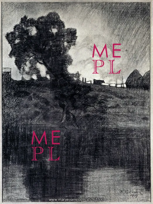 : Landscape. This charcoal study shows a landscape of an Australian countryside : Landscape. This charcoal study shows a landscape of an Australian countryside