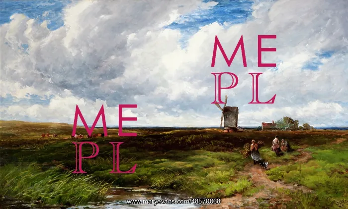 : Landscape (1888). Wimperis, Edmund Morison 1835-1900 : Landscape (1888). Wimperis, Edmund Morison 1835-1900