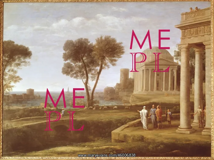 : Landscape with Aeneas at Delos : Landscape with Aeneas at Delos