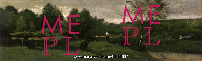 : Landscape with a Boy in a White Shirt, by Corot : Landscape with a Boy in a White Shirt, by Corot