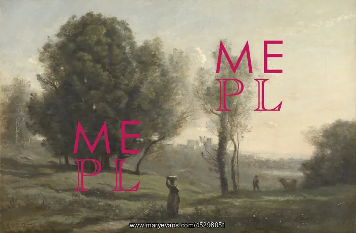 : Landscape, by Camille Corot : Landscape, by Camille Corot