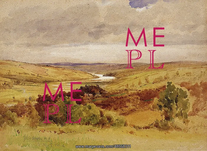 : Landscape with Distant River : Landscape with Distant River