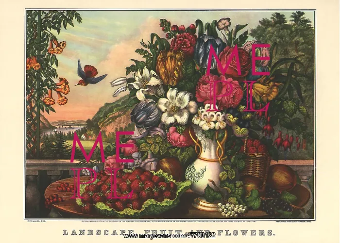  : Landscape, Fruit And Flowers