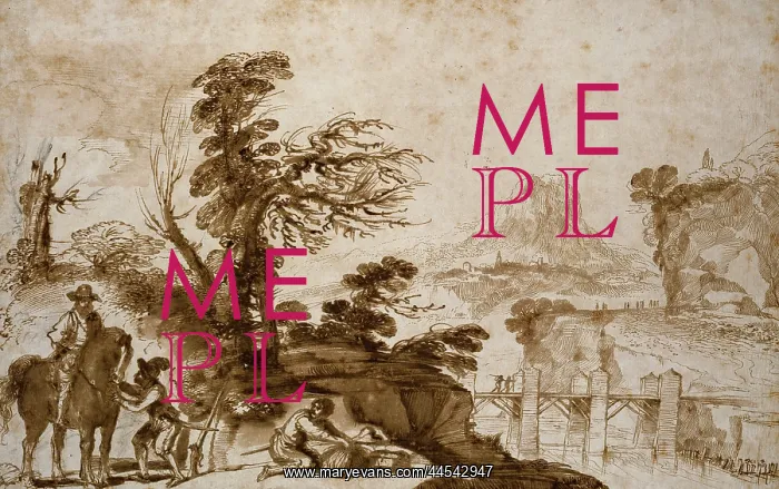 : Landscape with a Horseman and a Bridge : Landscape with a Horseman and a Bridge