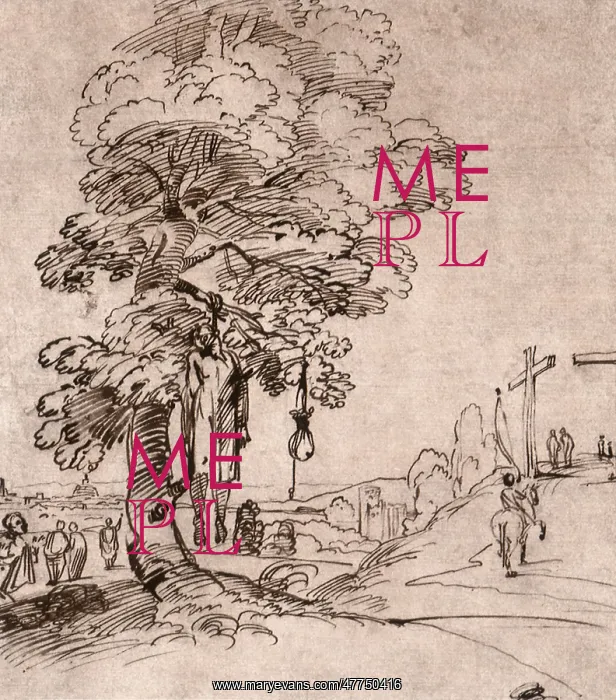 : Landscape with Judas Hanged, by Carracci : Landscape with Judas Hanged, by Carracci