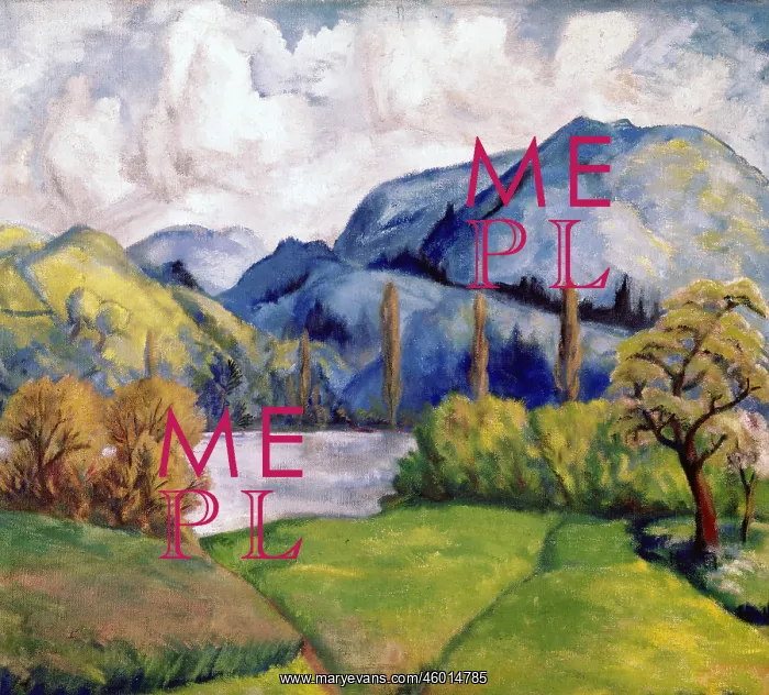 : Landscape painting, by Paul Cezanne