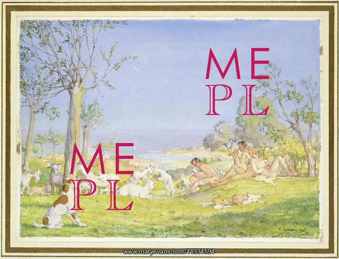: Landscape with Shepherds and Goats : Landscape with Shepherds and Goats
