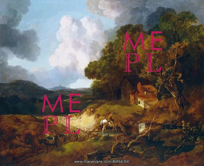 : Landscape by Thomas Gainsborough : Landscape by Thomas Gainsborough
