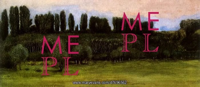 : Landscape with Willows and Poplars, by Burne-Jones : Landscape with Willows and Poplars, by Burne-Jones