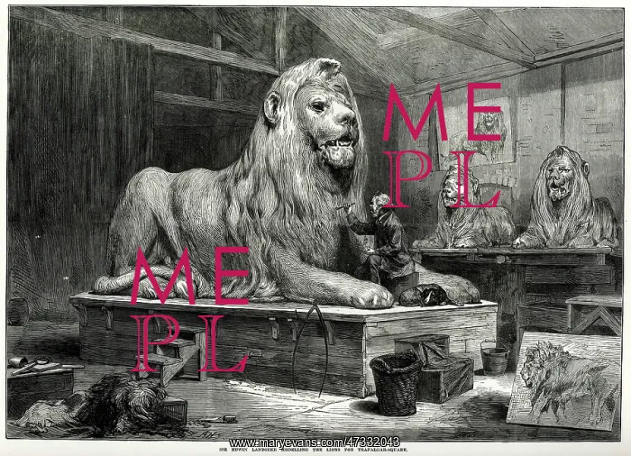 : LANDSEER AND HIS LIONS : LANDSEER AND HIS LIONS