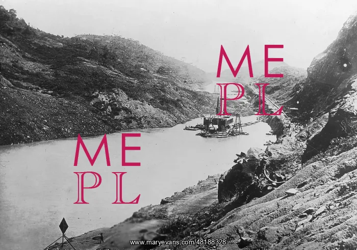 : Landslide at the Panama Canal, 1927 : Landslide at the Panama Canal, 1927