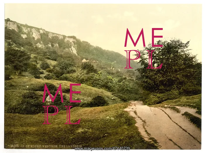 : The Landslip, Isle of Wight, England : The Landslip, Isle of Wight, England