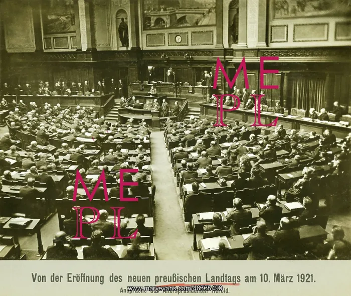 : The Landtag of Prussia, 1921 : The Landtag of Prussia, 1921