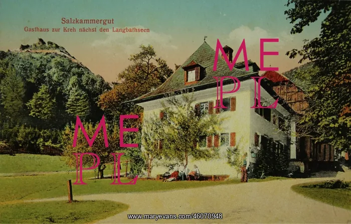 : Langbathseen near Ebensee (Upper Austria). Gasthaus : Langbathseen near Ebensee (Upper Austria). Gasthaus