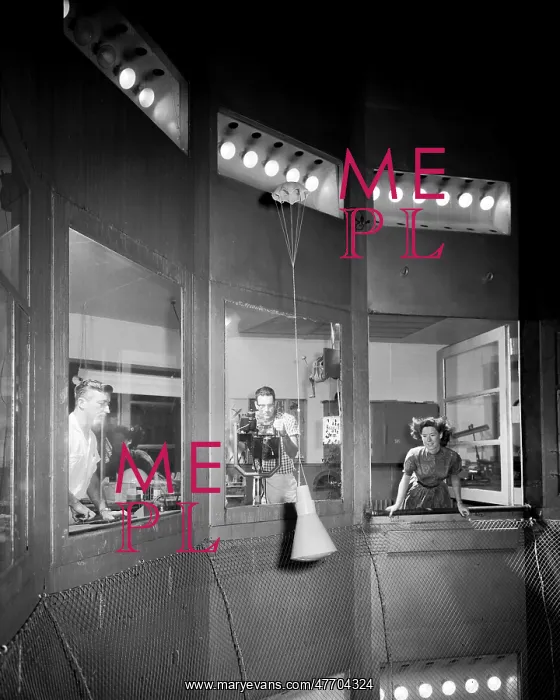 : Langley Spin Tunnel, Testing Mercury Capsule Model, 1949 : Langley Spin Tunnel, Testing Mercury Capsule Model, 1949