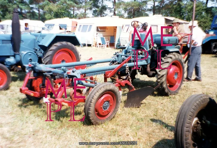 : Lanz Alldog A1806 with ploughing attachment : Lanz Alldog A1806 with ploughing attachment