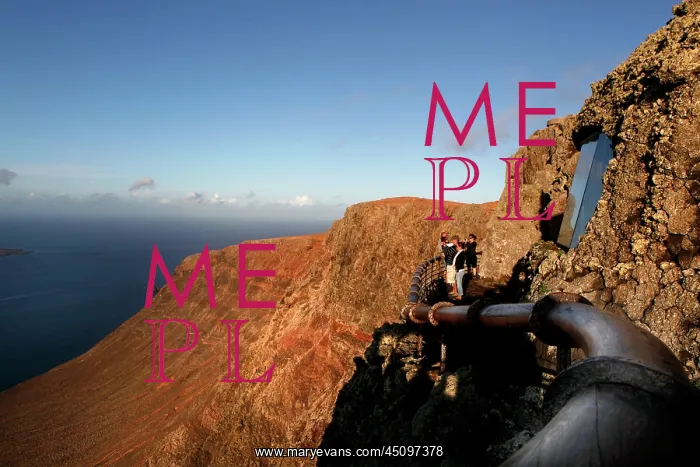 : Lanzarote. General view of Mirador del Rio, Lanzarote : Lanzarote. General view of Mirador del Rio, Lanzarote