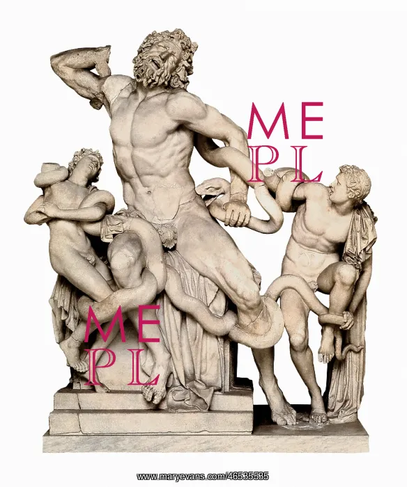 : Laocoon with his sons : Laocoon with his sons