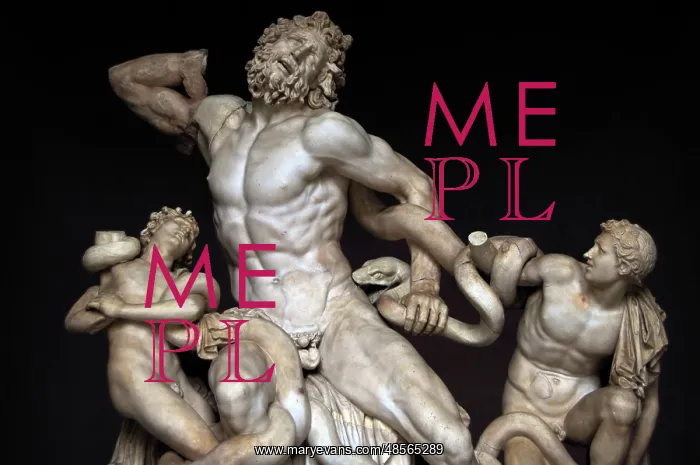 : Laocoon and His Sons. Sculpture. 25 BC : Laocoon and His Sons. Sculpture. 25 BC