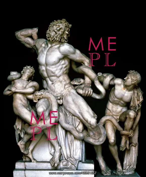 : Laocoon and His Sons. Sculpture. 25BC : Laocoon and His Sons. Sculpture. 25BC