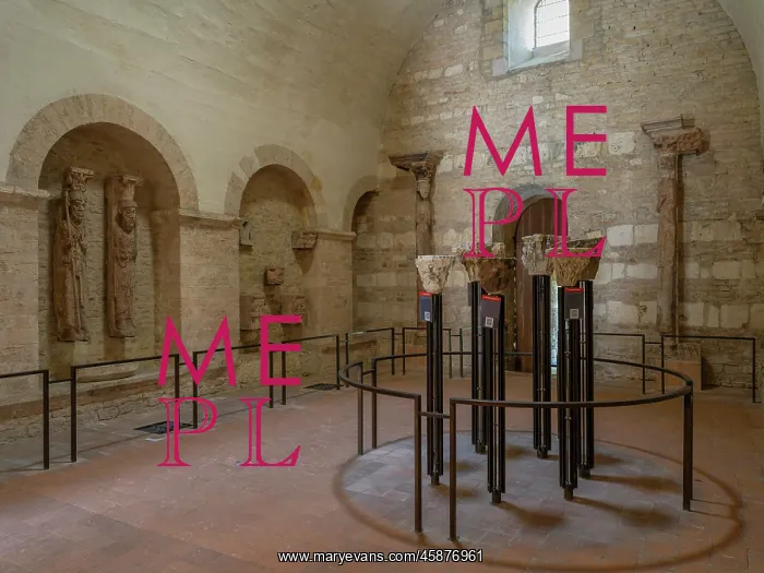 : Lapidary museum, Abbaye Saint-Philibert, Tournus, Burgundy : Lapidary museum, Abbaye Saint-Philibert, Tournus, Burgundy