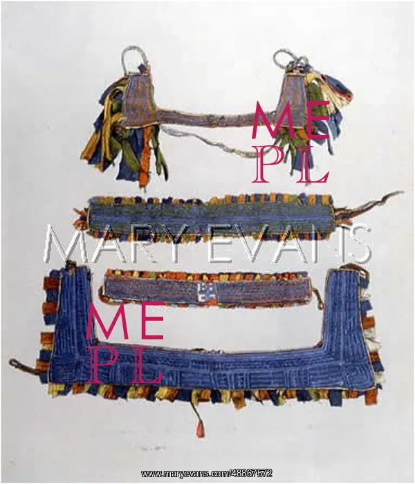  : Lapp embroidery using tin