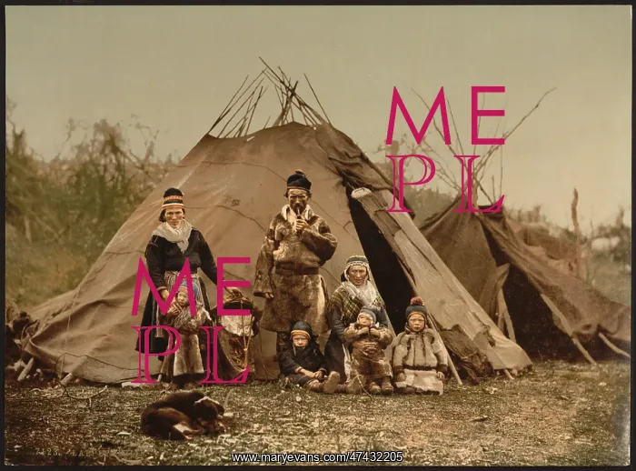 : A Lapp family, Norway : A Lapp family, Norway