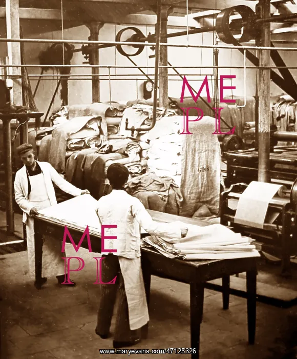  : Lapping, linen production, Victorian period