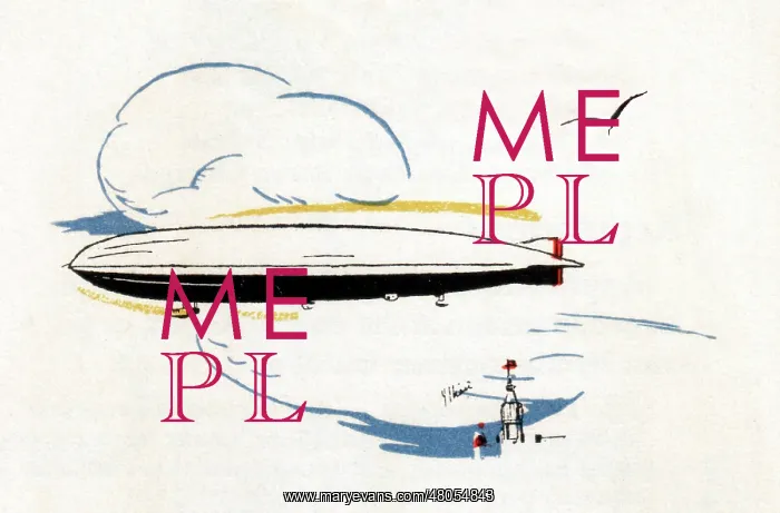 : A large airship : A large airship