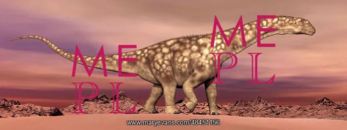 : Large Argentinosaurus dinosaur walking in the desert : Large Argentinosaurus dinosaur walking in the desert