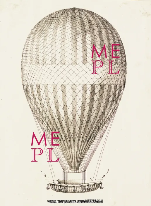 : Large balloon image on a prospectus : Large balloon image on a prospectus