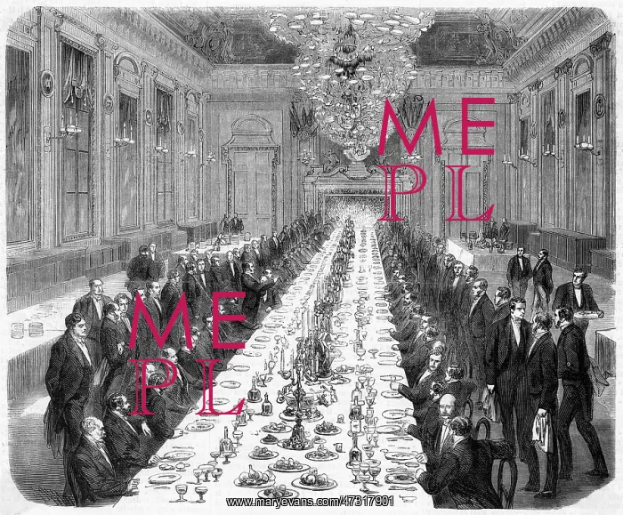 : LARGE BANQUET 1861 : LARGE BANQUET 1861