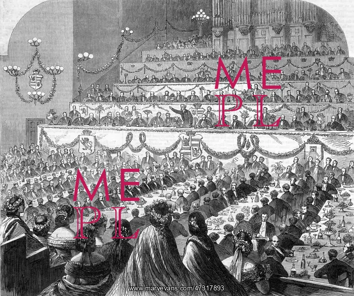  : LARGE BANQUET 1863