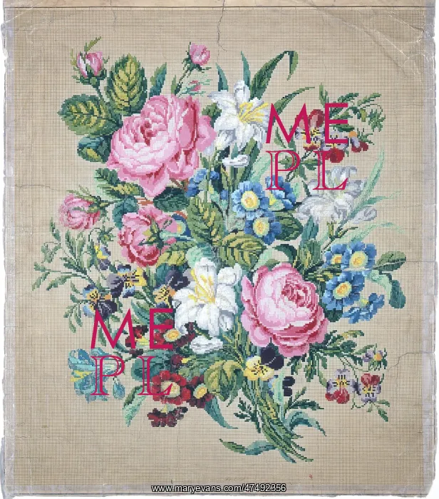 : Large Bouquet of Flowers – woolwork design : Large Bouquet of Flowers – woolwork design