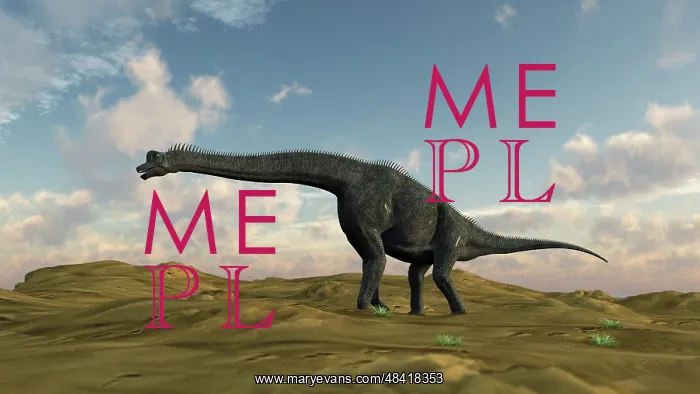 : Large Brachiosaurus in a barren evnironment : Large Brachiosaurus in a barren evnironment