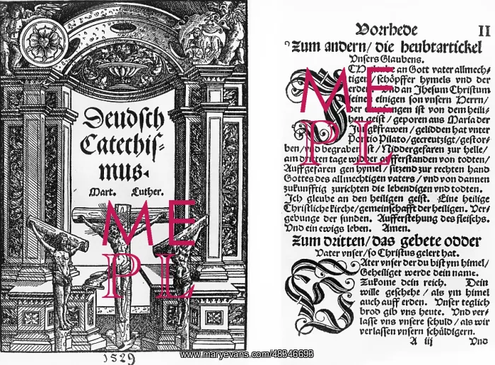 : Large Catechism by Martin Luther, 1529 : Large Catechism by Martin Luther, 1529