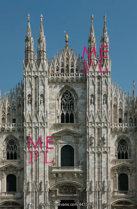 : Large central Visconti rose window : Large central Visconti rose window