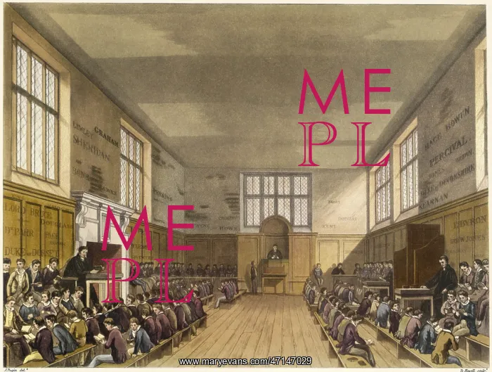 : Large classroom, Harrow School : Large classroom, Harrow School