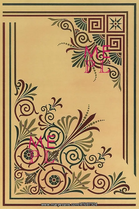  : Large Corner Ornaments