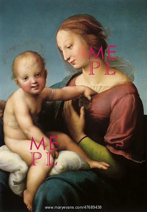  : The Large Cowper Madonna, by Raphael