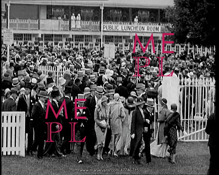 : A Large Crowd of Smartly Dressed People In : A Large Crowd of Smartly Dressed People In