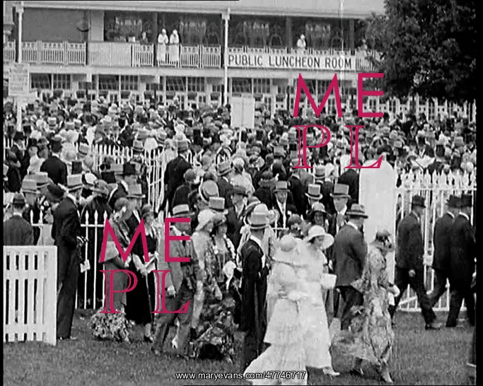 : A Large Crowd of Smartly Dressed People In : A Large Crowd of Smartly Dressed People In