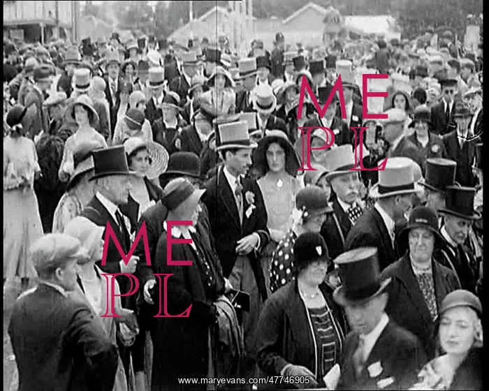 : A Large Crowd of Smartly Dressed People In : A Large Crowd of Smartly Dressed People In